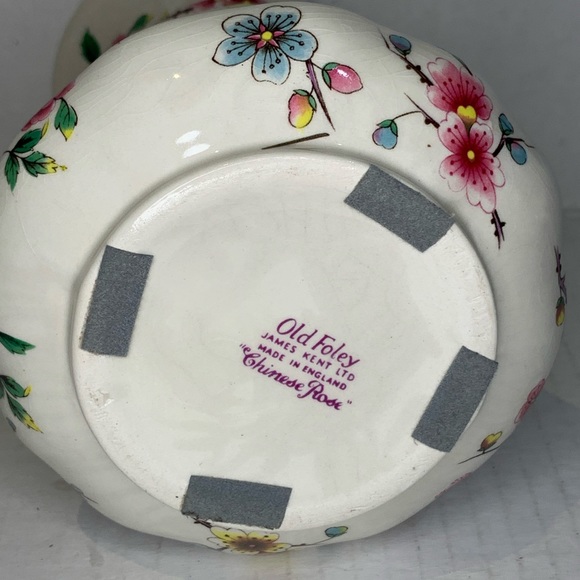 Old Foley - James Kent - Chinese Rose - milk jug - porcelain - England - Picture 7 of 9